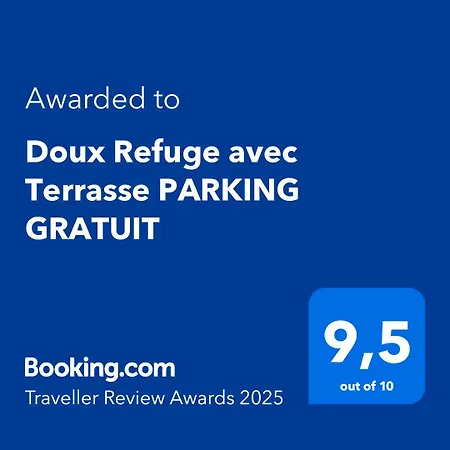 Doux Refuge Avec Terrasse Parking Gratuit Apartment